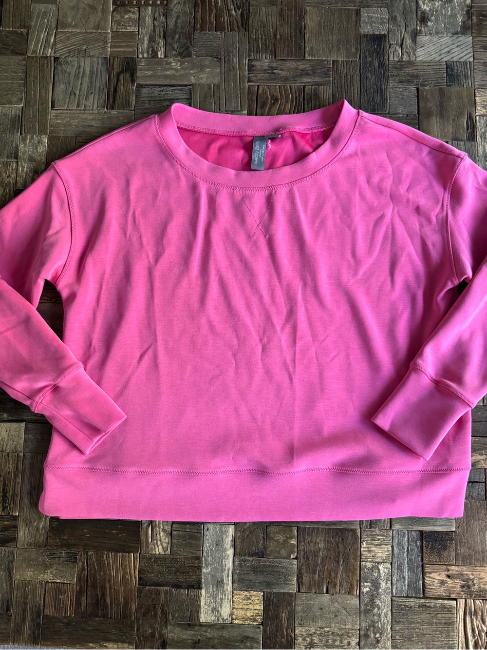 Women's Pink Crewneck Top